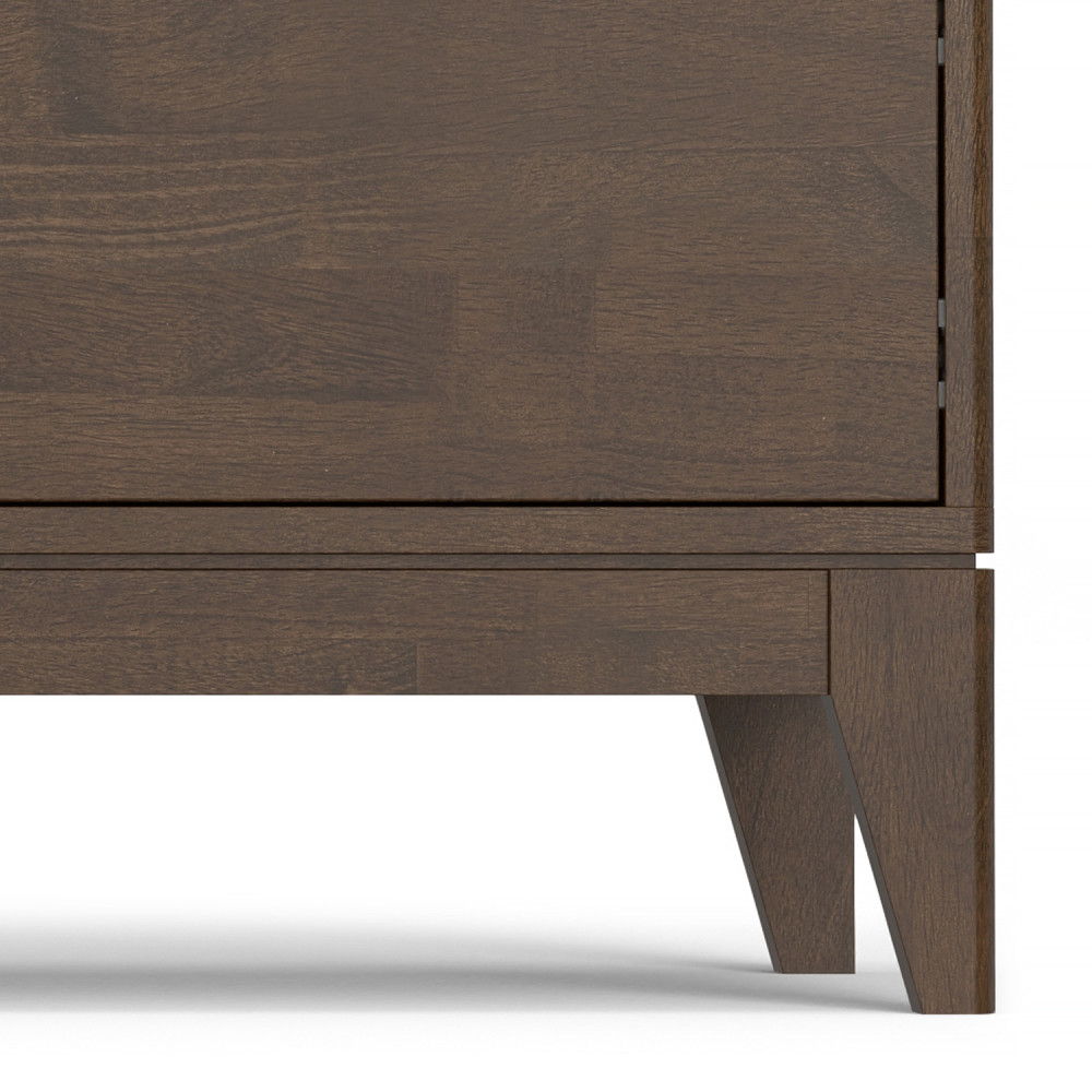 Harper - Low TV Media Stand - Walnut Brown Simpli-Home