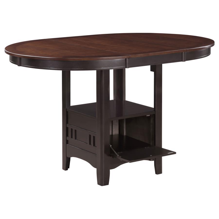 Lavon - Oval Extension Counter Dining Table - Light Chestnut CoasterEveryday