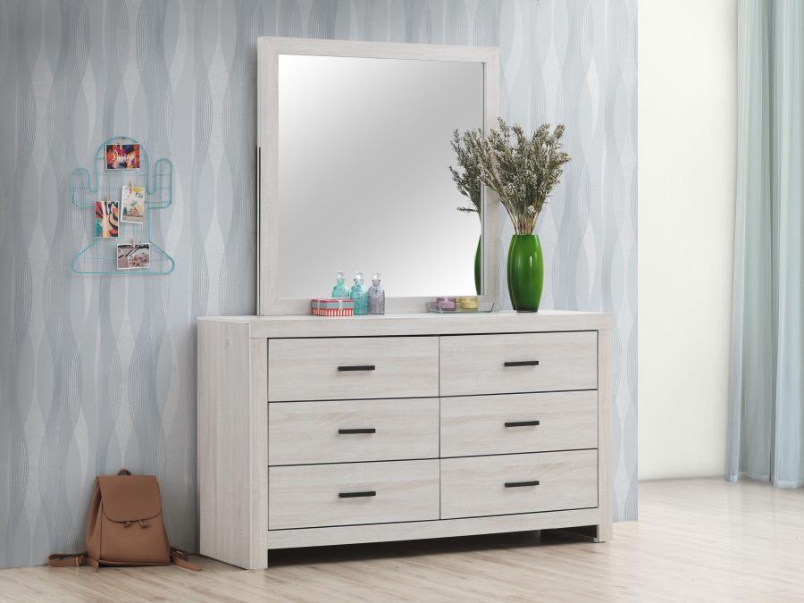 Brantford - 6-Drawer Dresser With Mirror CoasterEveryday