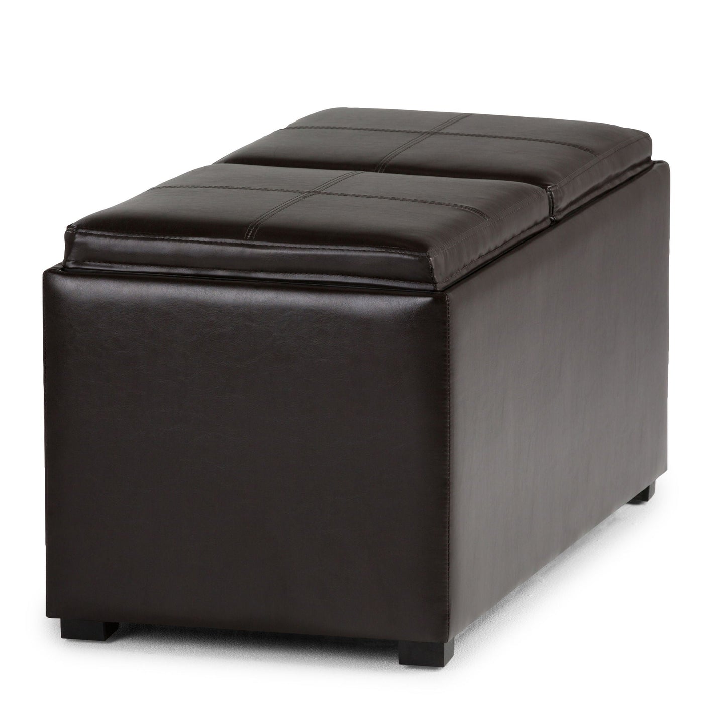 Avalon - 5 Piece Storage Ottoman, Contemporary Simpli-Home