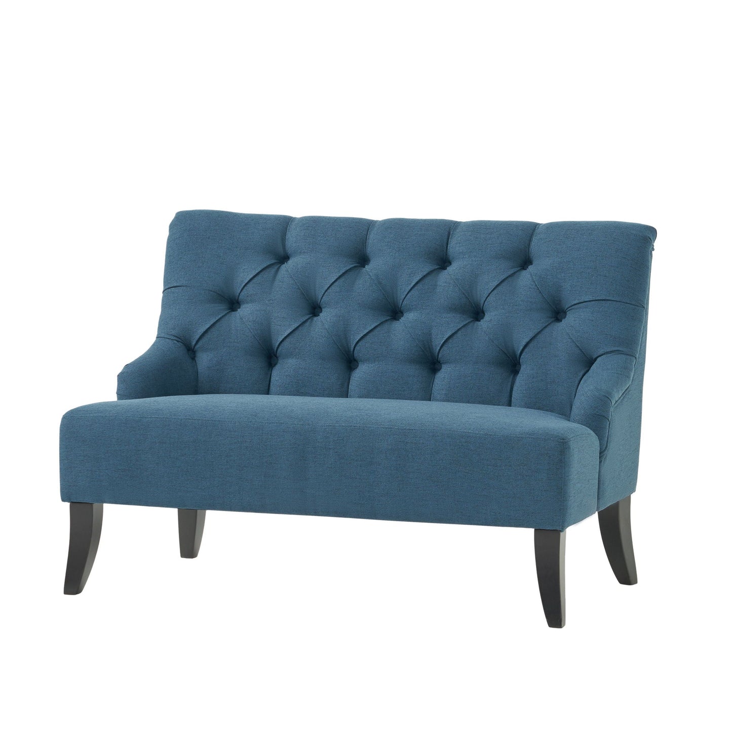 Nicole - French Style Upholstered Loveseat With Tufted Backrest Noble House