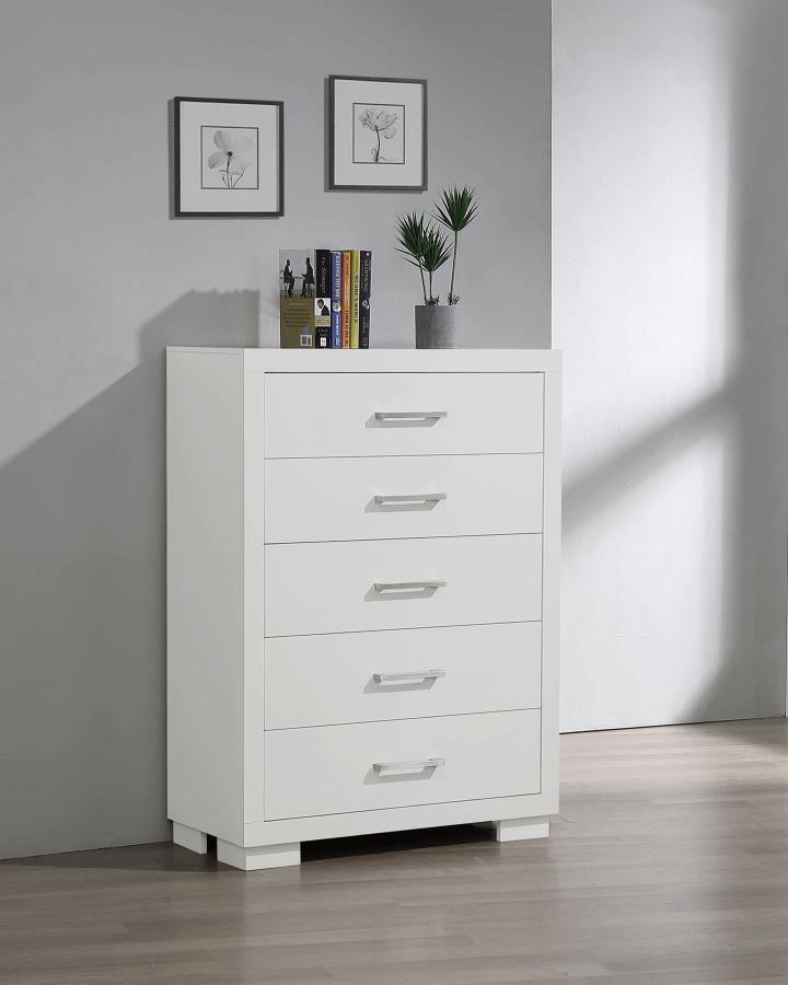 Jessica - 5-Drawer Bedroom Chest CoasterEssence