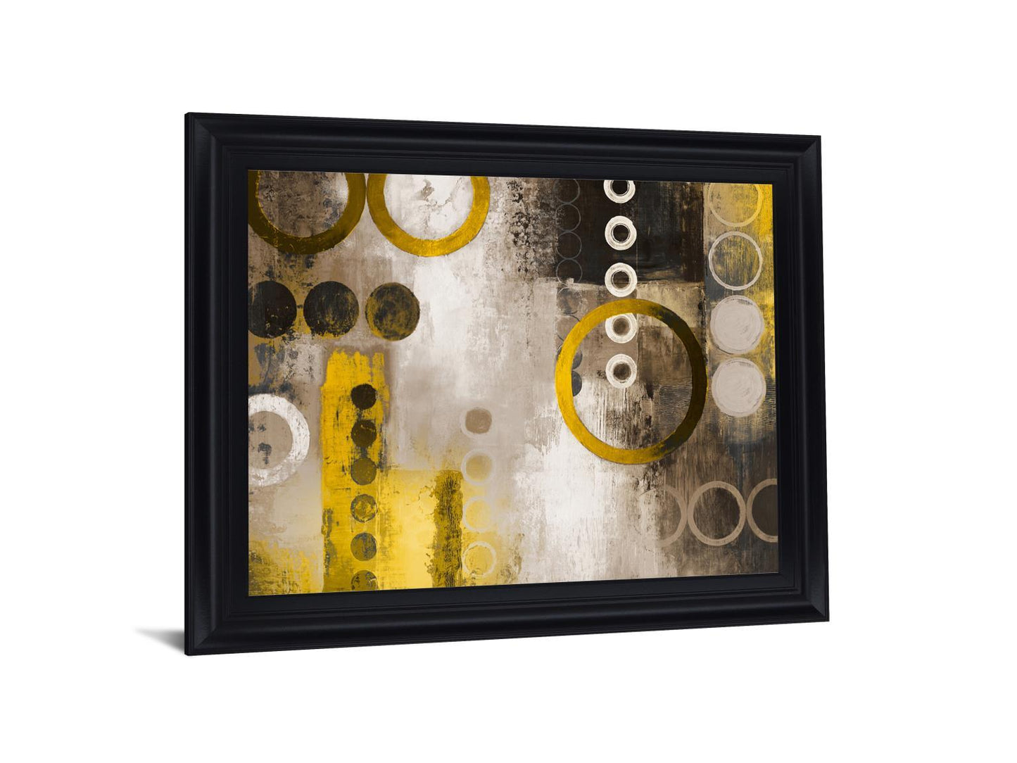 Golden Orbit - 28" x 34" Framed Wall Art Classy Art