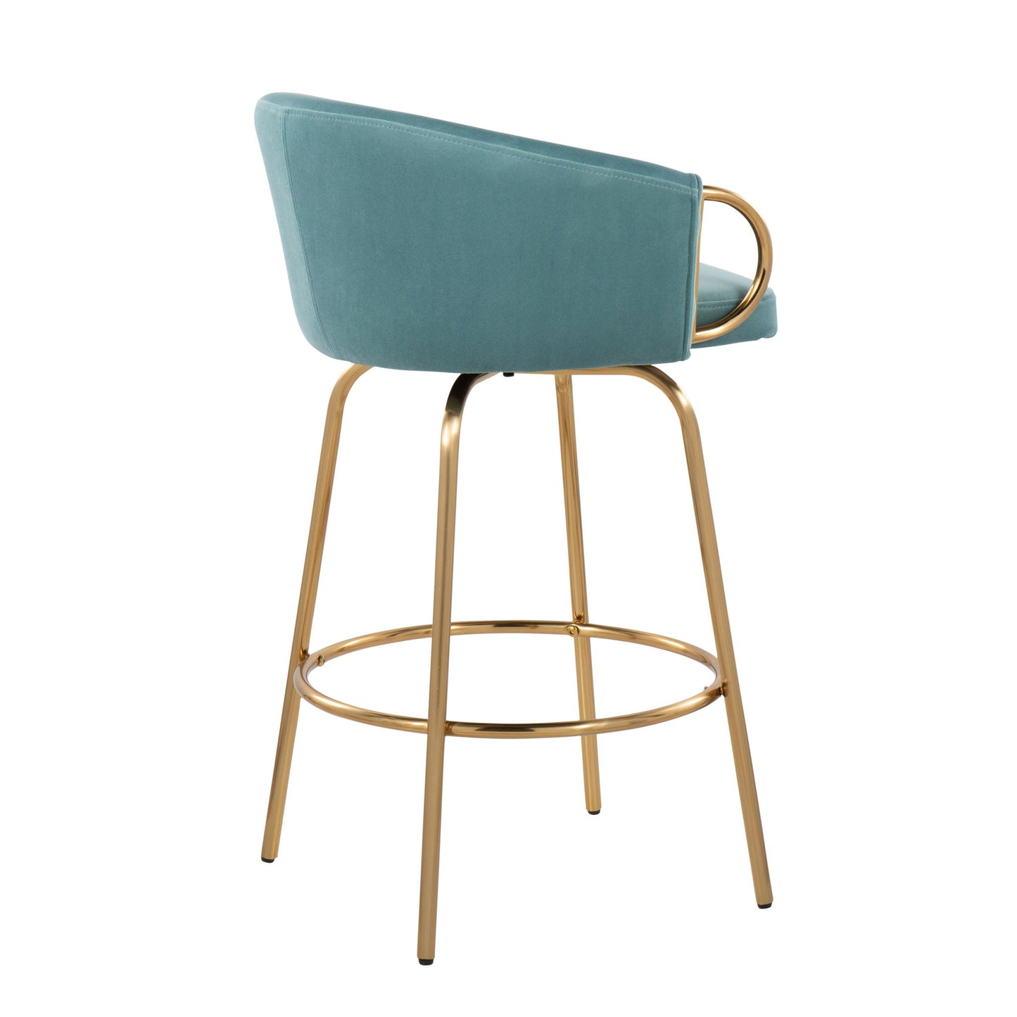Claire - Contemporary & Glam Counter Stool (Set of 2) Lumi Source