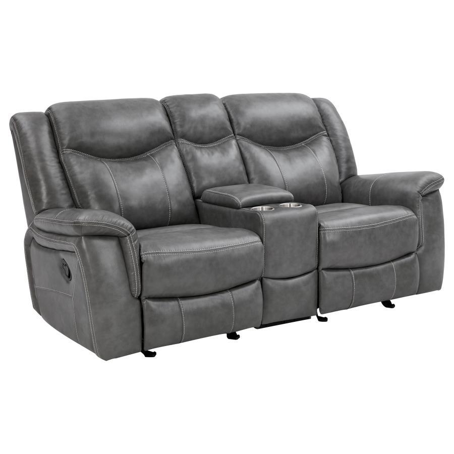 Conrad - Upholstered Padded Arm Motion Sofa Set CoasterEveryday