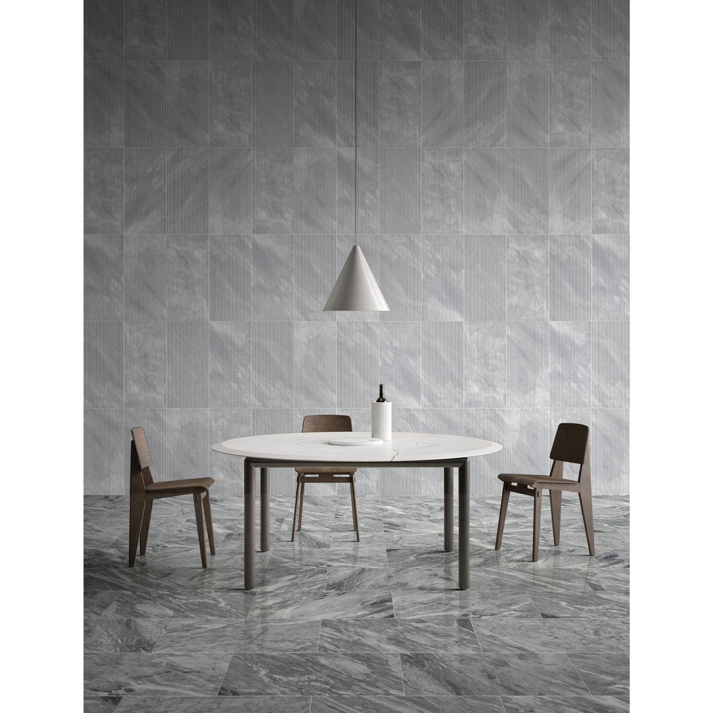 Textured Finished, 3D Tiles For Wall Decoration (Set of 4) Daily Nest