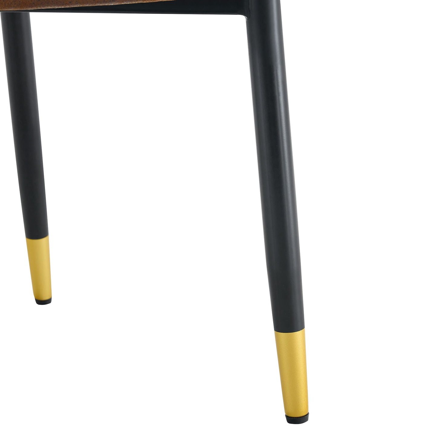 Modern Dining Chairs With Sleek Backrest And Metal Legs Home Essentials
