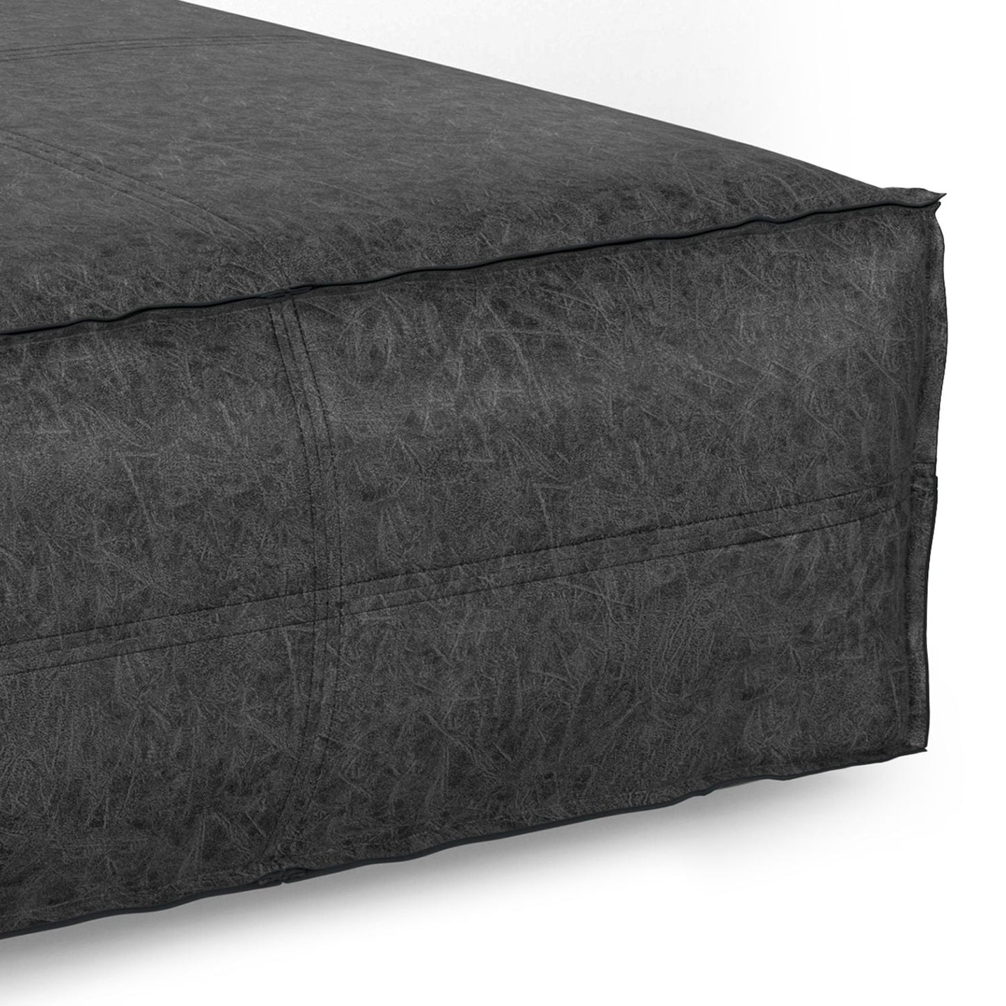 Brody - Large Square, Coffee Table Pouf Simpli-Home