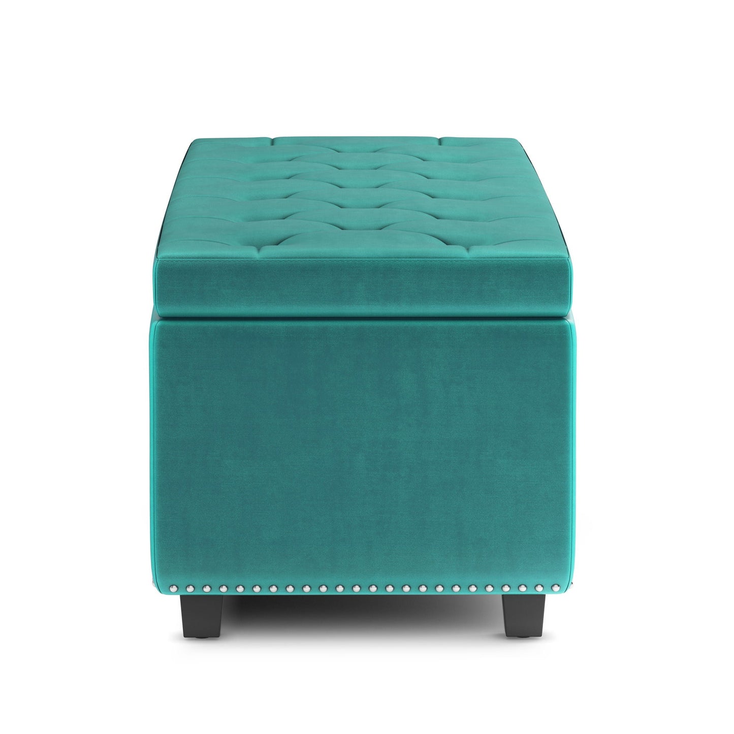 Hamilton - Upholstered Storage Ottoman Simpli-Home