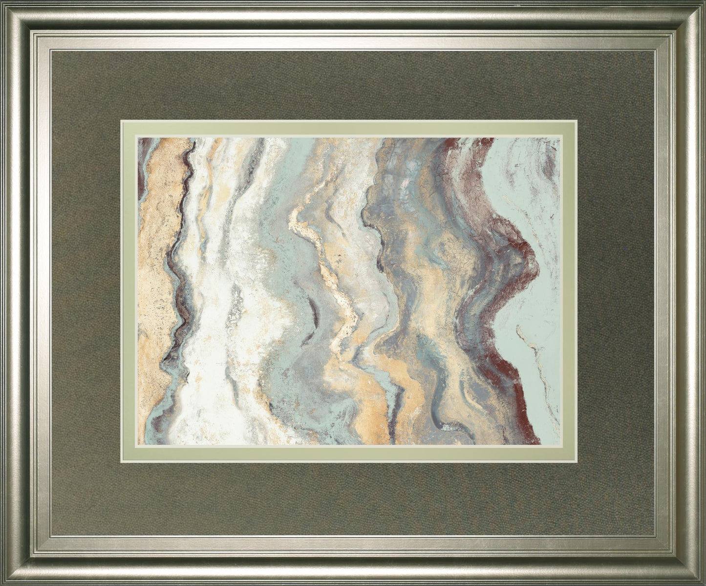 34x40 Cool Flow I By PatriciaPinto - Pearl Silver - Snoozhouse