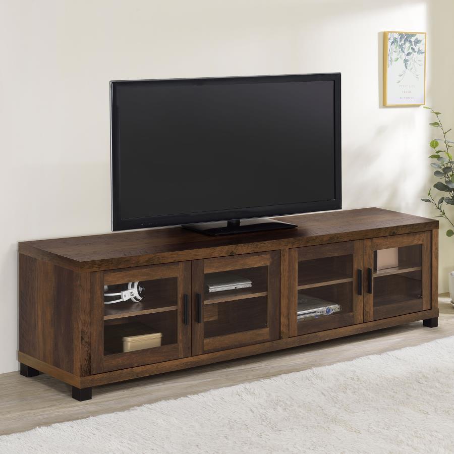 Sachin - 4-Door Engineered Wood TV Stand CoasterEssence