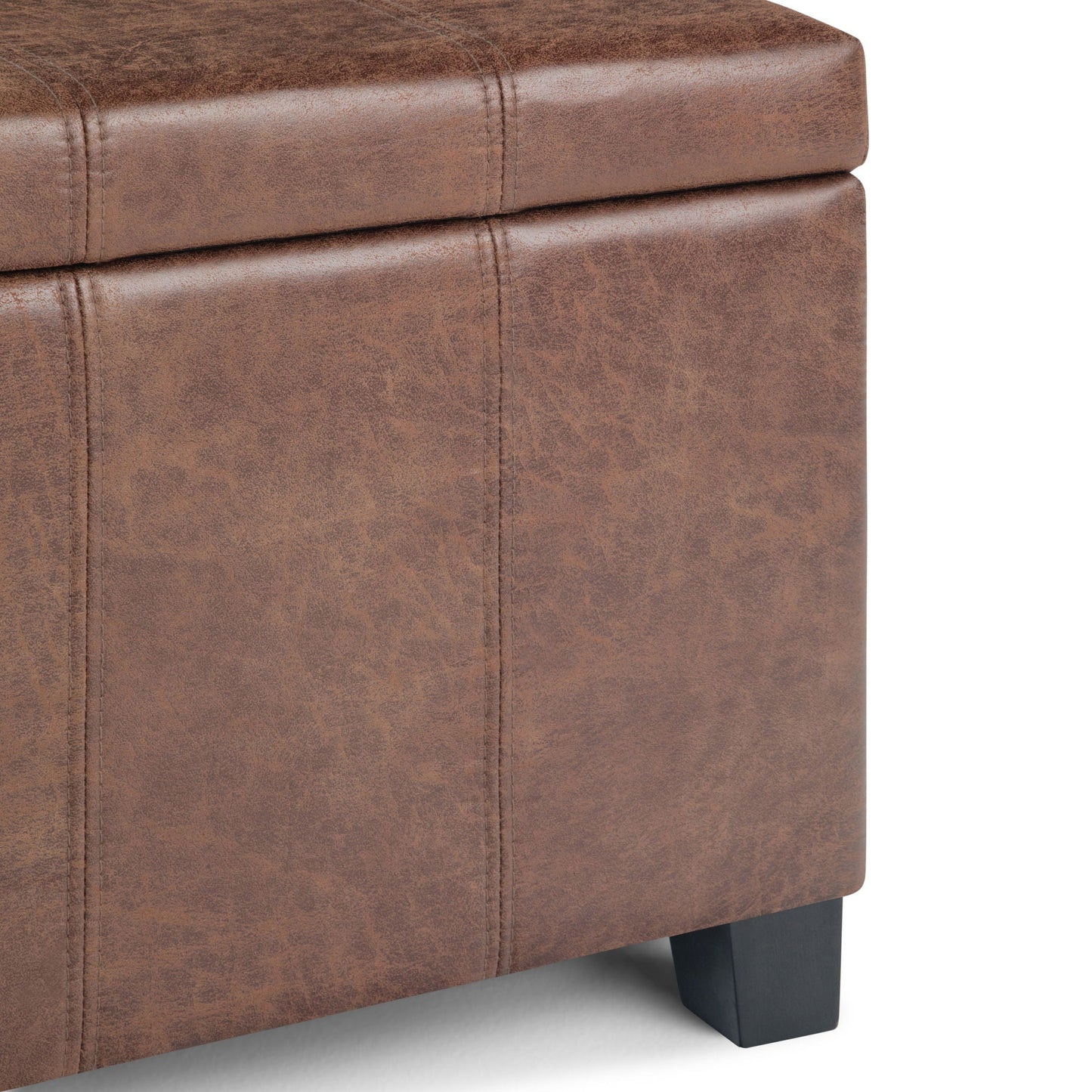 Dover - Upholstered Storage Ottoman Bench Simpli-Home