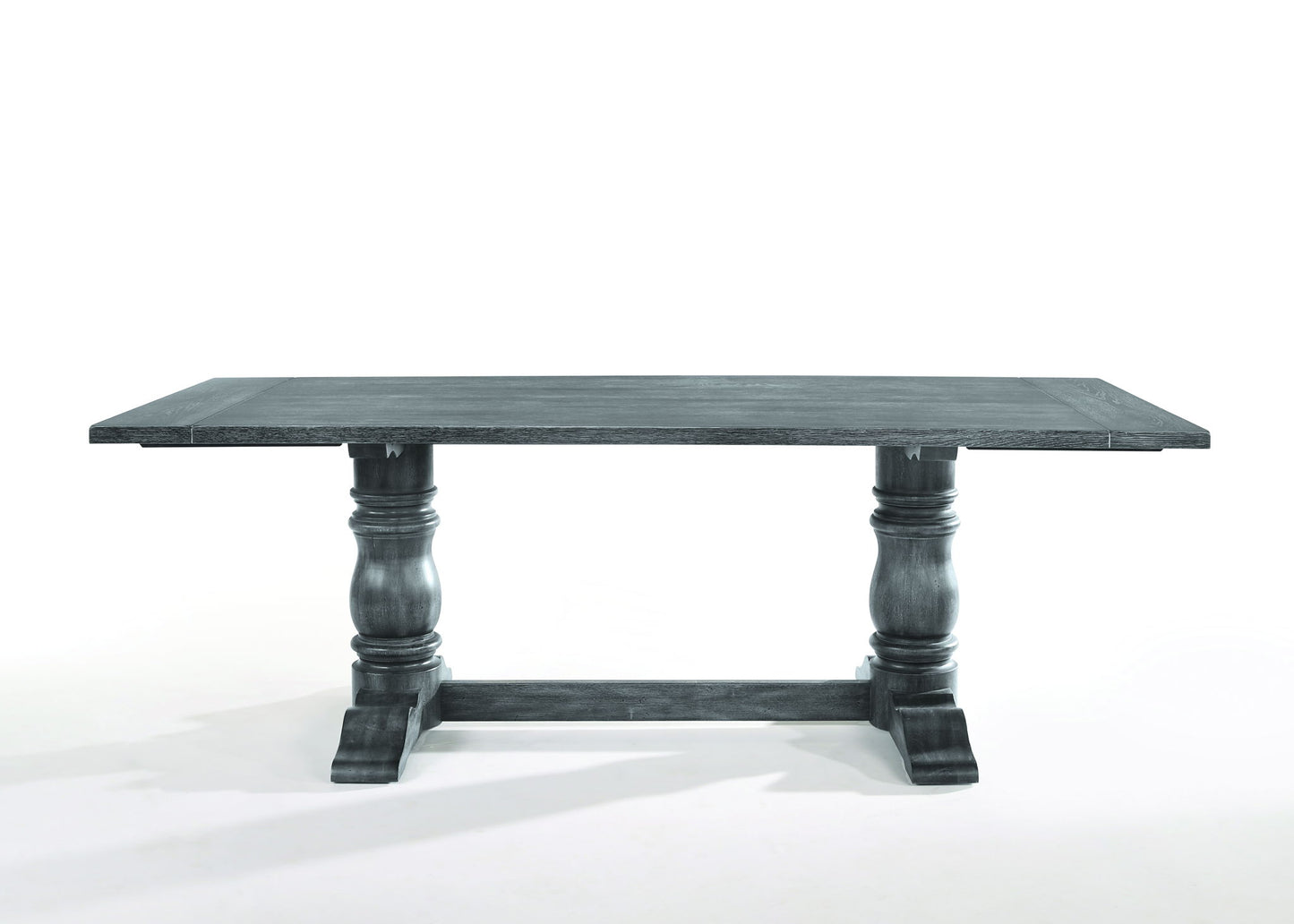 Leventis - Dining Table - Weathered Gray Acme
