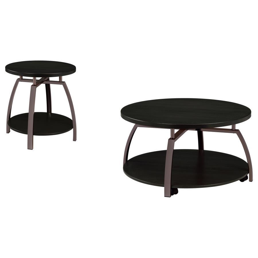 Dacre - Round Coffee And End Table Set Coaster Fine Furniture
