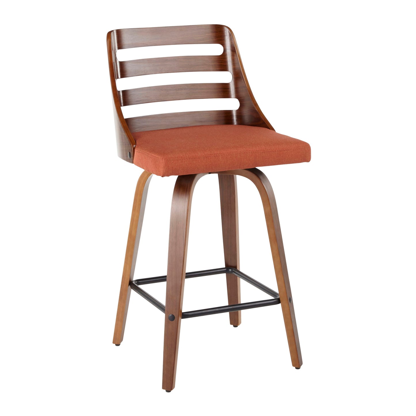 Trevi - Mid Century Modern Counter Stool (Set of 2) Lumi Source