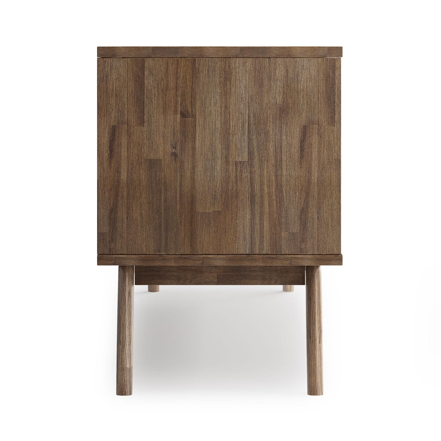 Clarkson - Low TV Stand - Rustic Natural Aged Brown Simpli-Home
