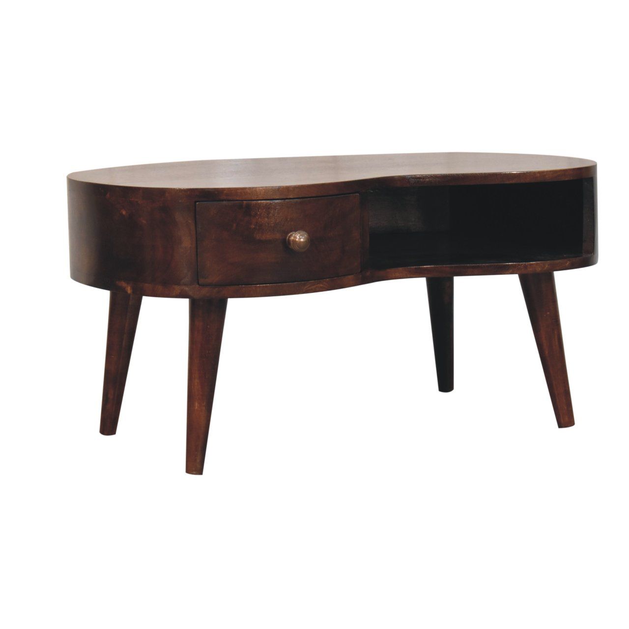 Wave Coffee Table With 1 Drawer Artisan Furniture
