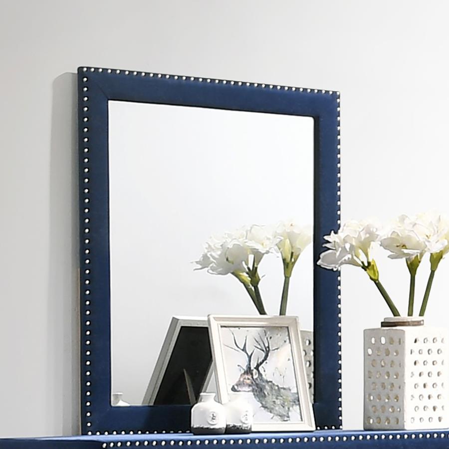 Melody - Upholstered Dresser Mirror CoasterEveryday