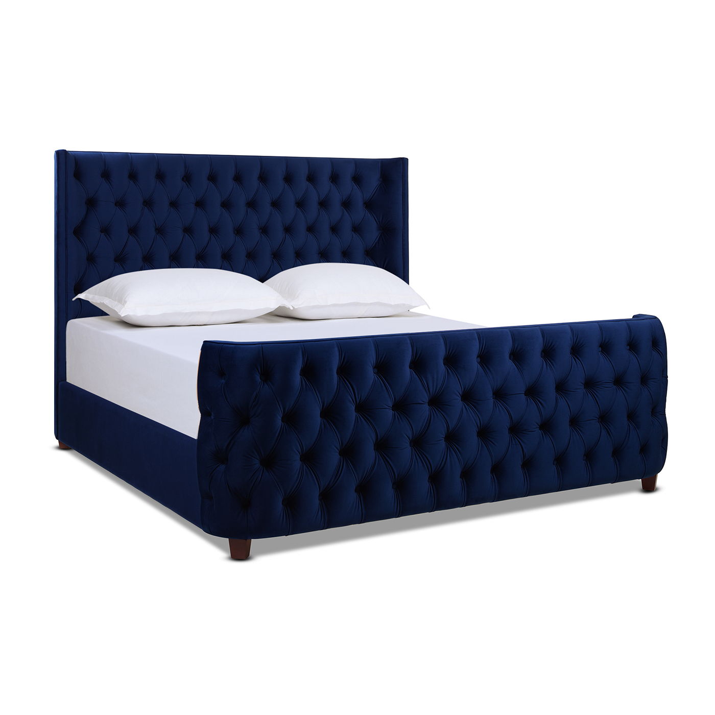 Brooklyn - Tufted Panel Bed Headboard And Footboard Set Jennifer Taylor Home