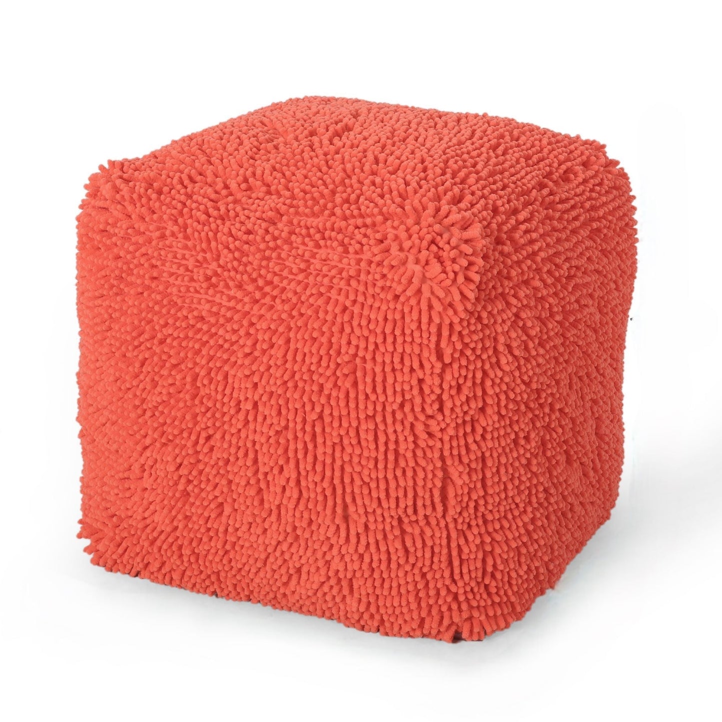 Sunny - Square Pouf, Versatile Ottoman Or Floor Cushion - Coral Home Essentials