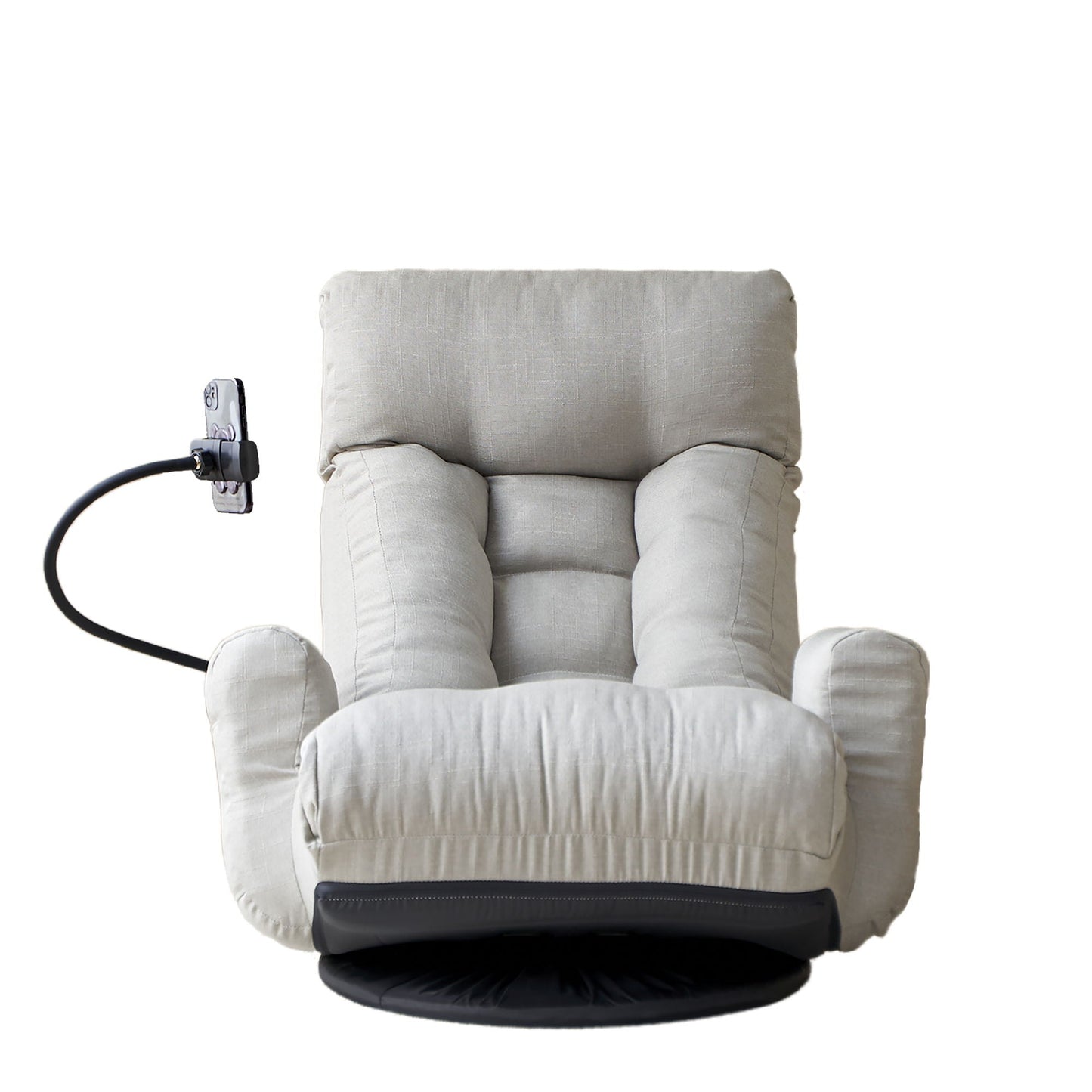 Adjustable Swivel Lounge Chair With 360 Degree Rotating Seat And Headrest Support Home Essentials