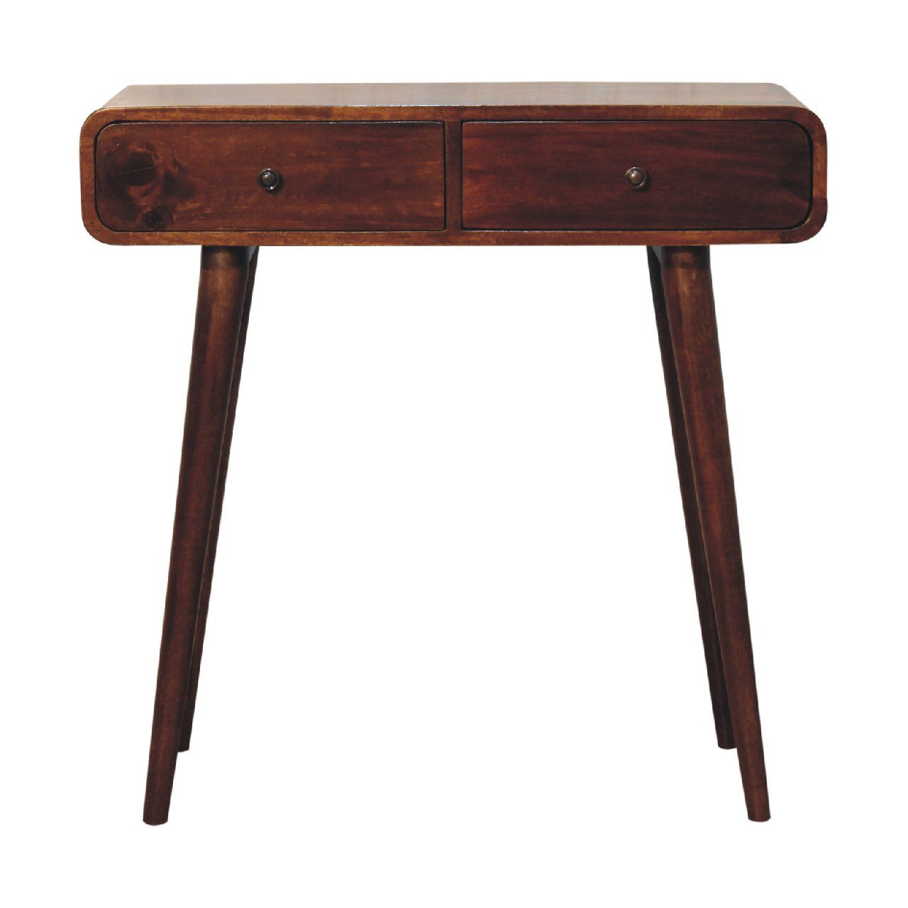 Curved Hallway Table - Chestnut Artisan Furniture