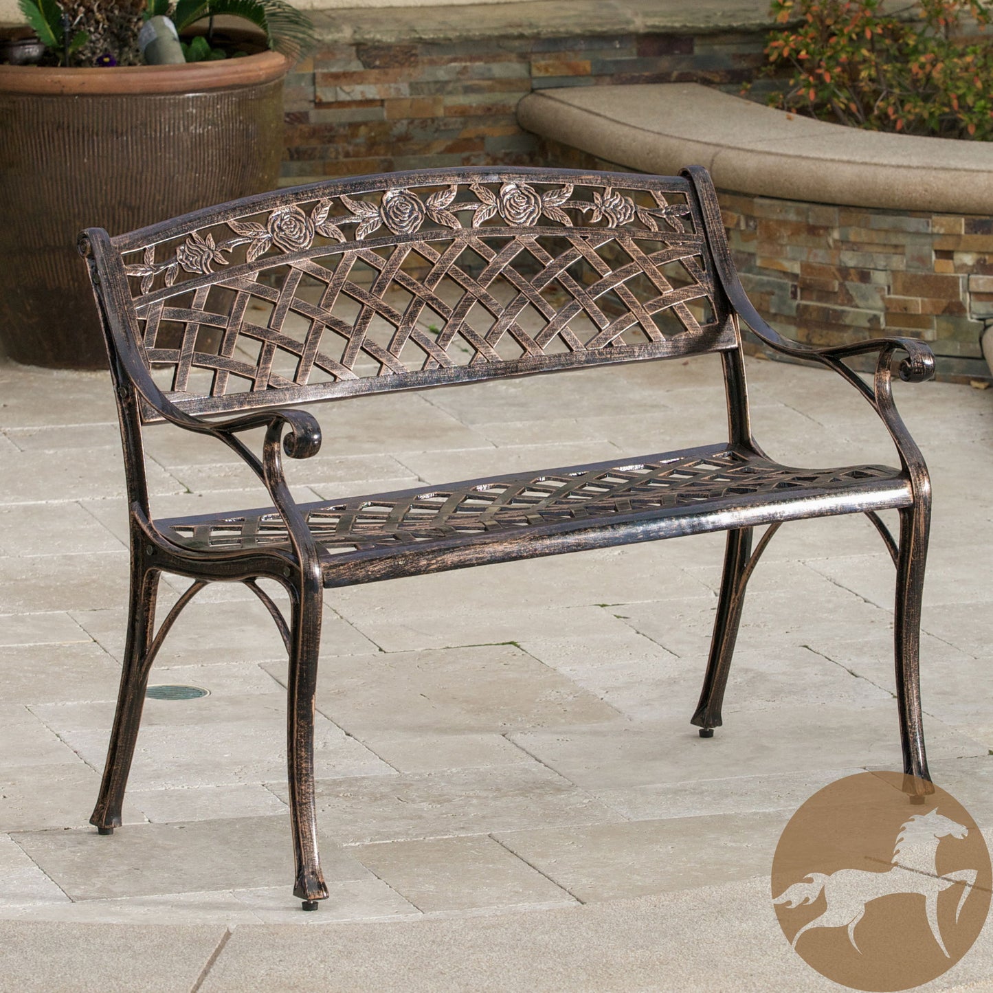 Tahoe - Cast Bench - Copper Noble House