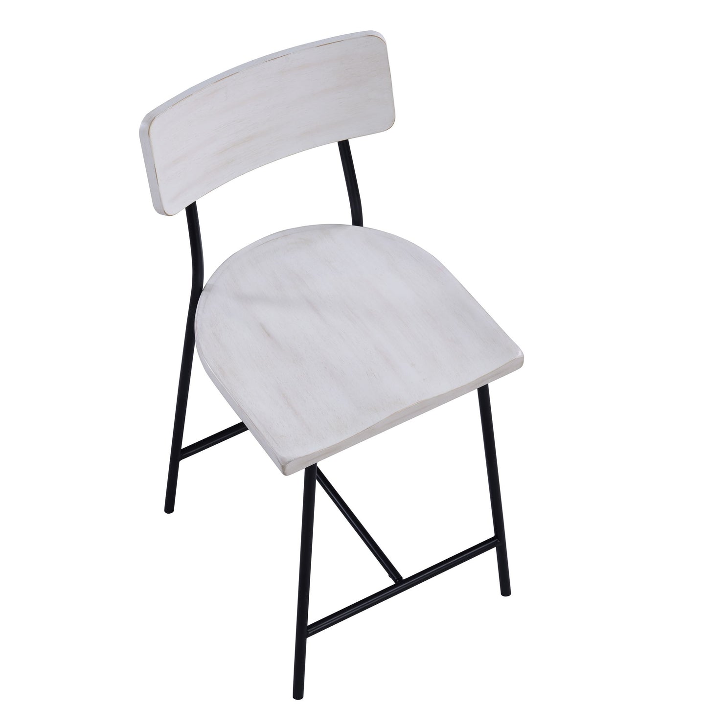 Badin - Counter Stool - White Washed Home Essentials