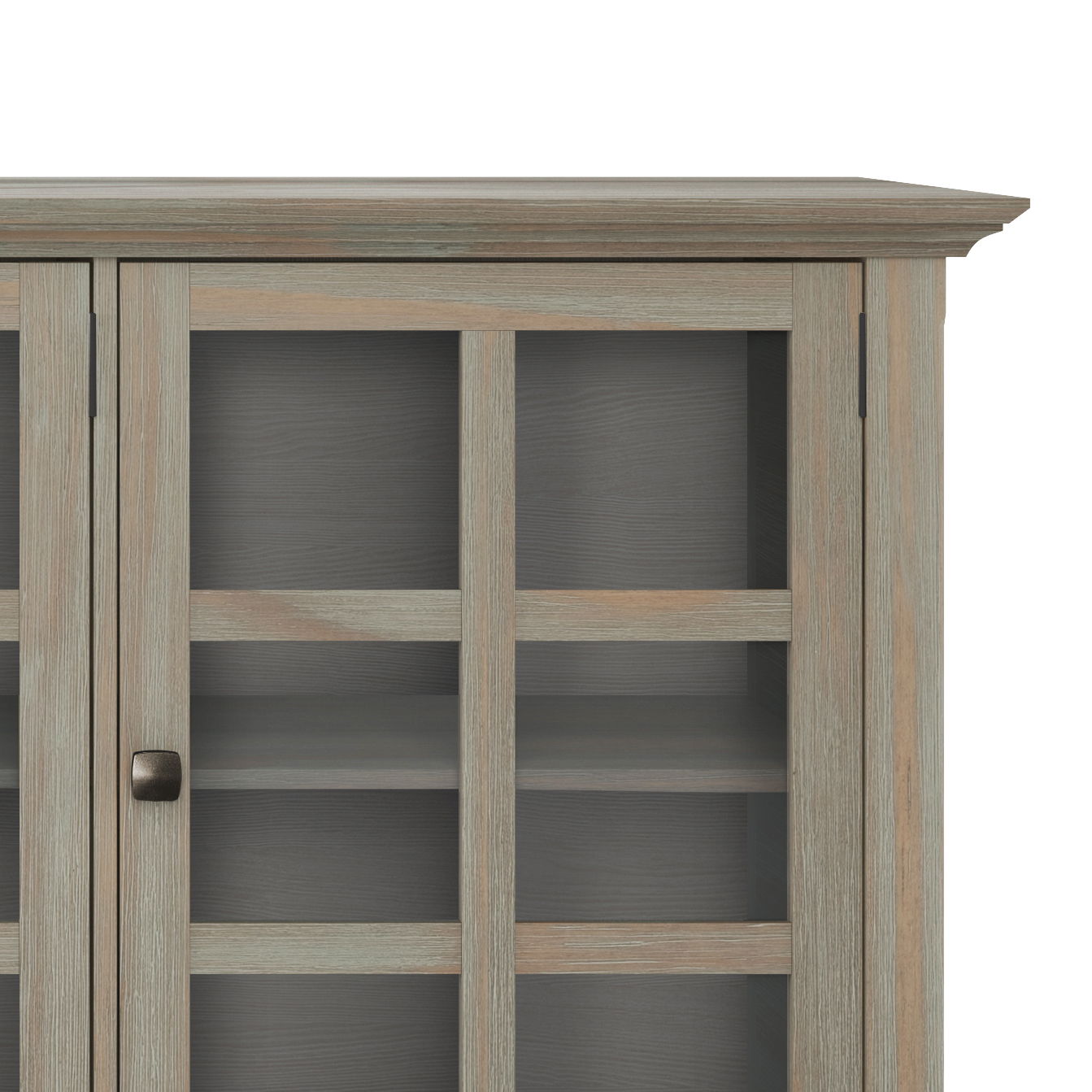 Acadian - Wide Storage Cabinet Handcrafted Simpli-Home