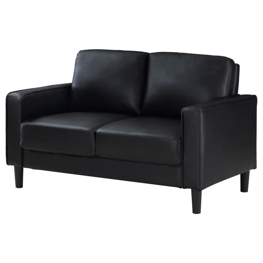 Ruth - Upholstered Track Arm Loveseat Coaster Fine Furniture