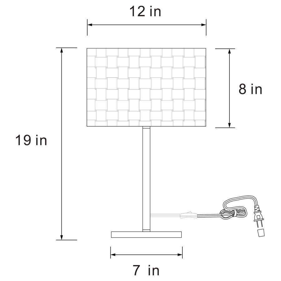 Ramiro - Drum Shade Metal Lamp Coaster Fine Furniture