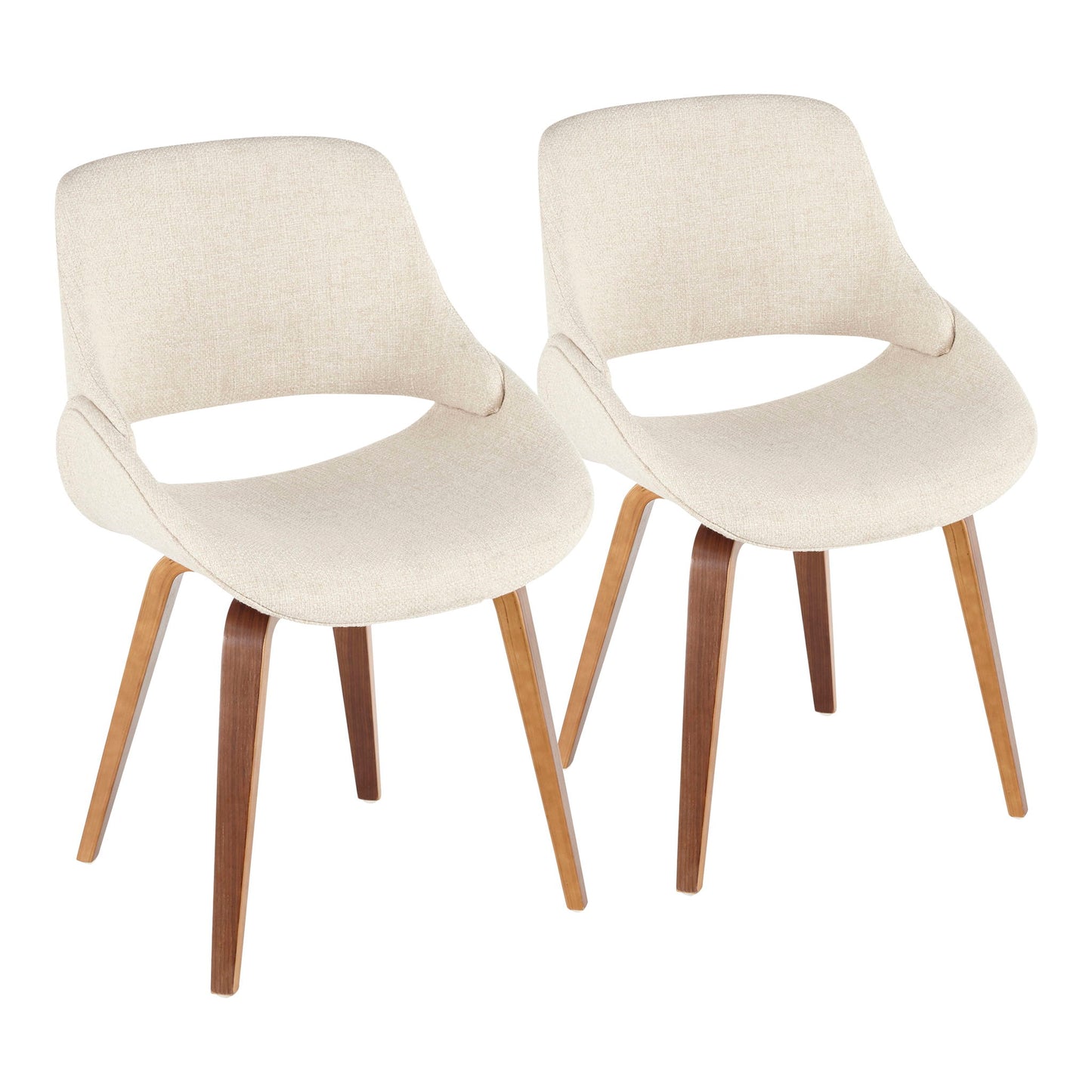Fabrico - Mid Century Modern Style Dining Chair (Set of 2) Lumi Source