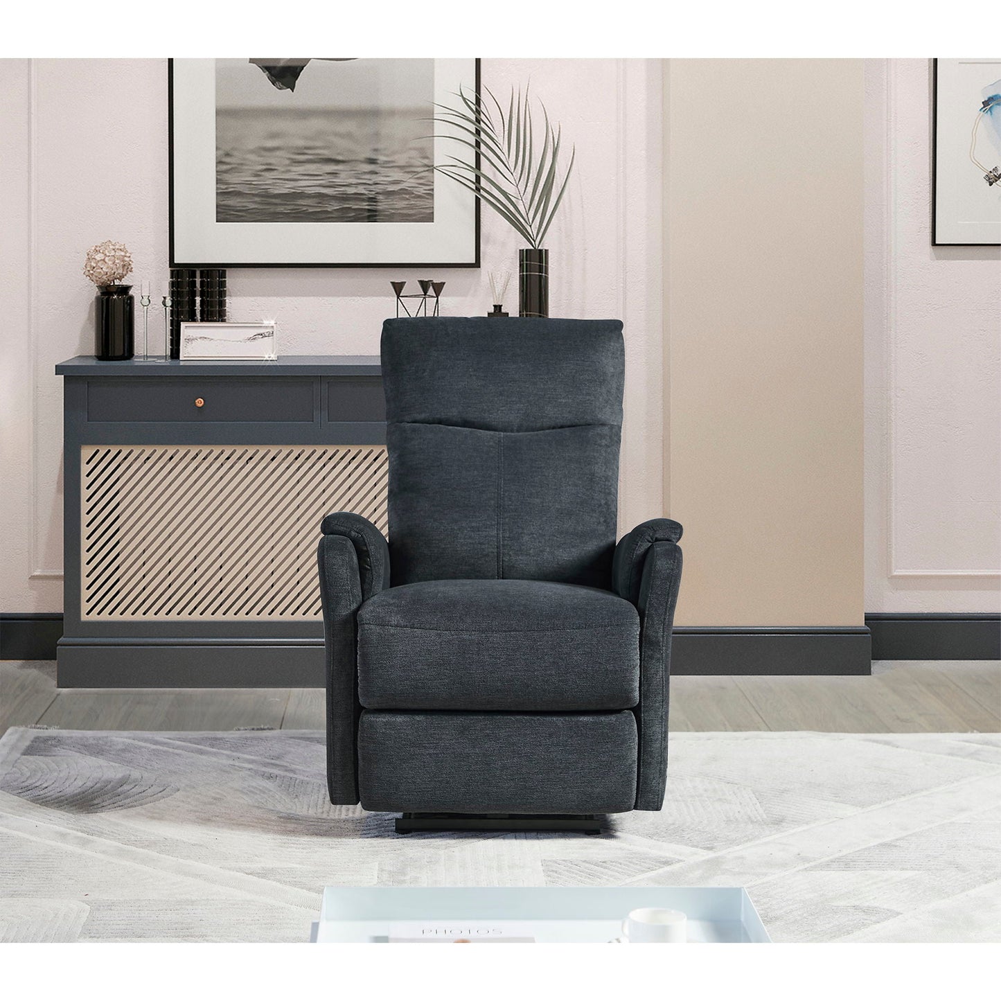 Recliner Chair With Power Function Easy Control Big Stocks, Recliner Single Chair For Living Room, Bed Room Refined Comfort