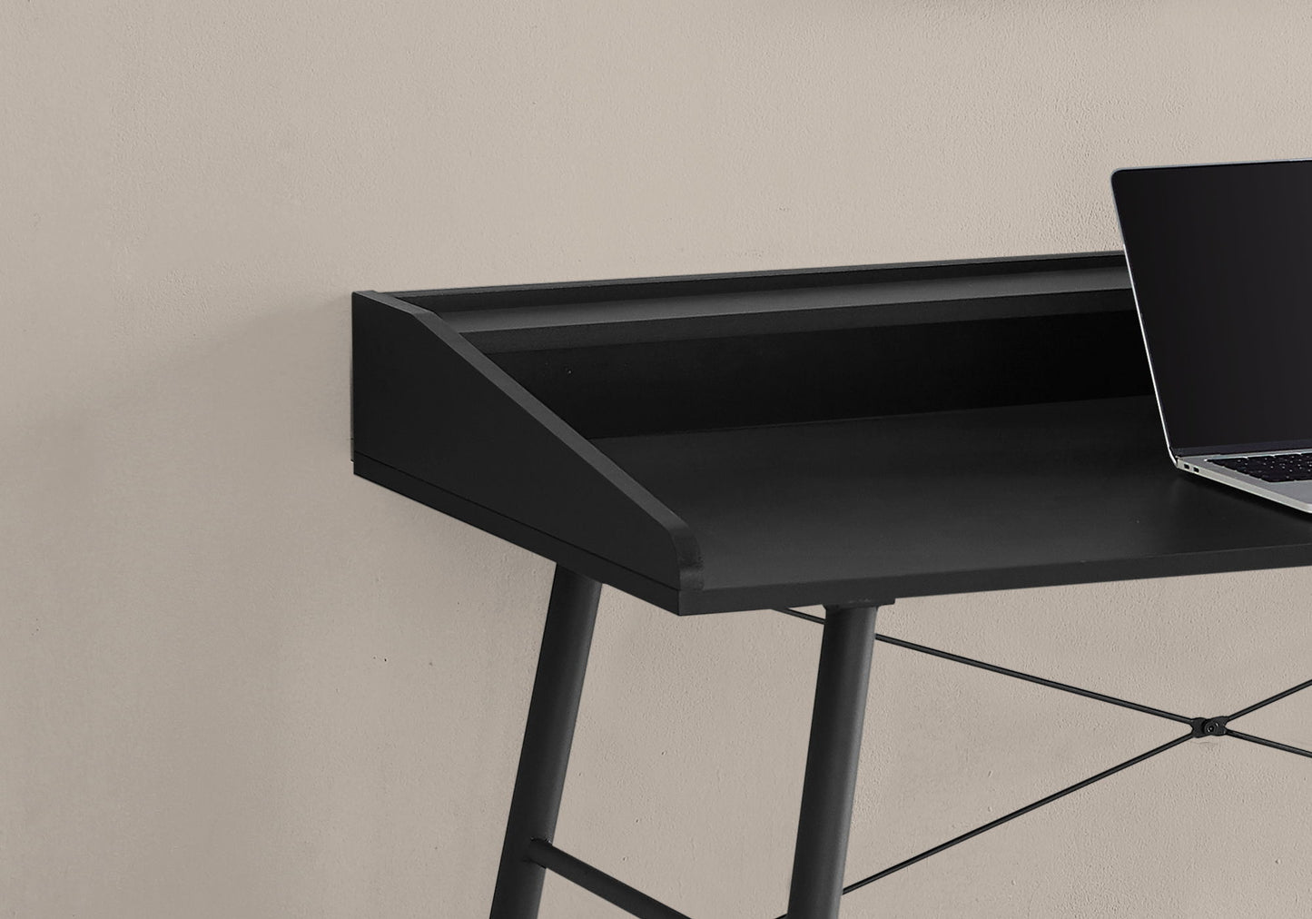 Computer Desk For Home Office, Sturdy Construction, Storage Shelves 8th Street