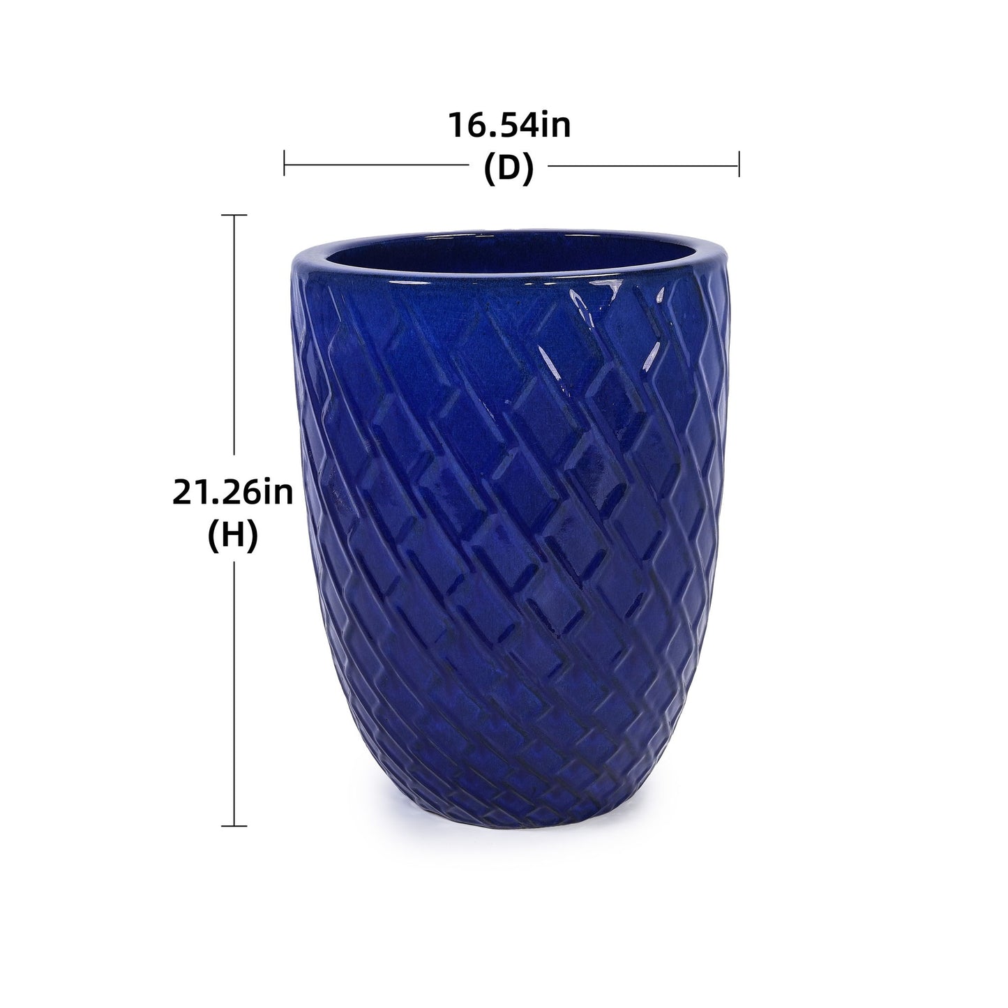 Ceramic Flowerpot, Planter For Patio, Garden, Windowsill Daily Nest