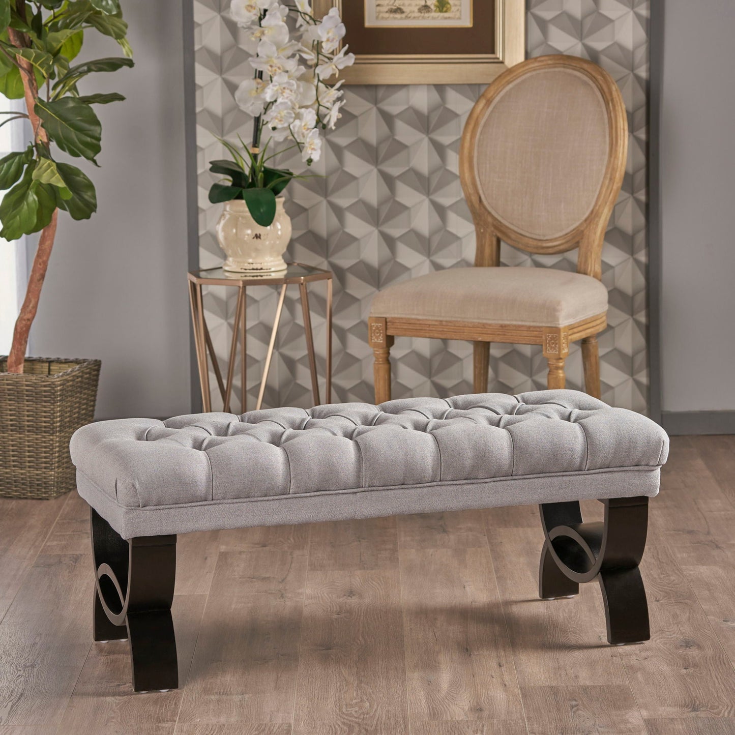 Hilton - Ottoman Bench Classic Style Noble House
