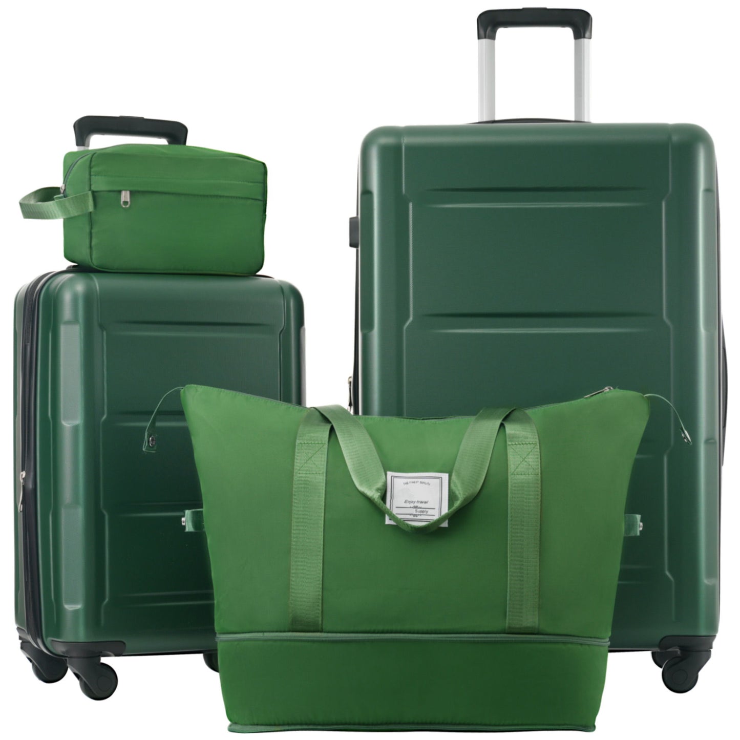 2 Piece Luggage Set With Bags Expanable Spinner Wheels ABS Lightweight Suitcase With Tsa Lock 20" / 28" Daily Nest