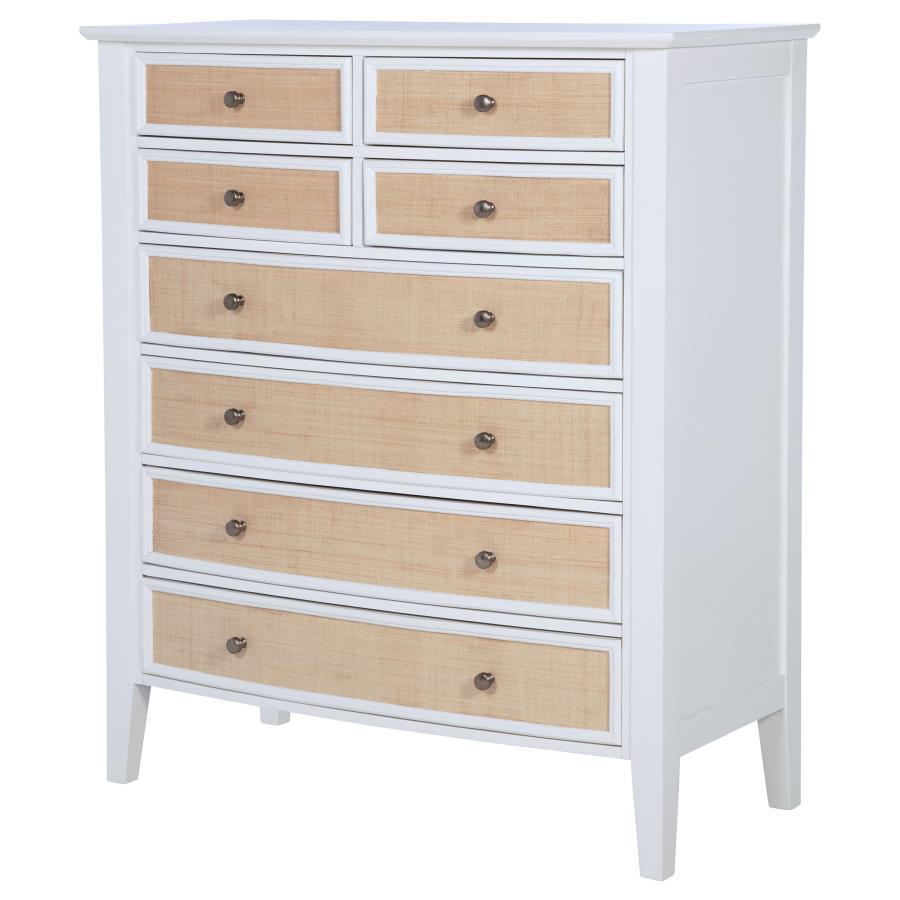Bexhill - 8-Drawer Chest Of Drawers - White Coaster Fine Furniture