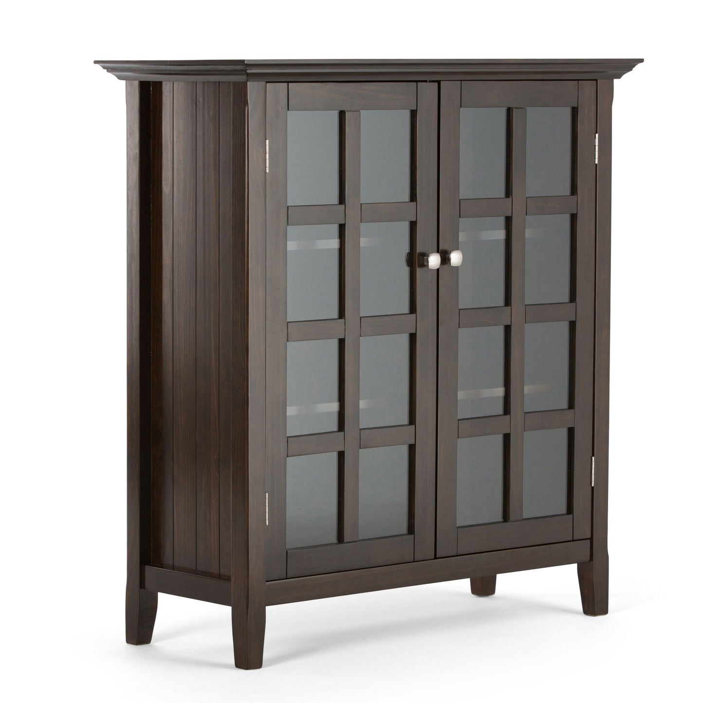 Acadian - Medium Storage Cabinet, Handcrafted Simpli-Home