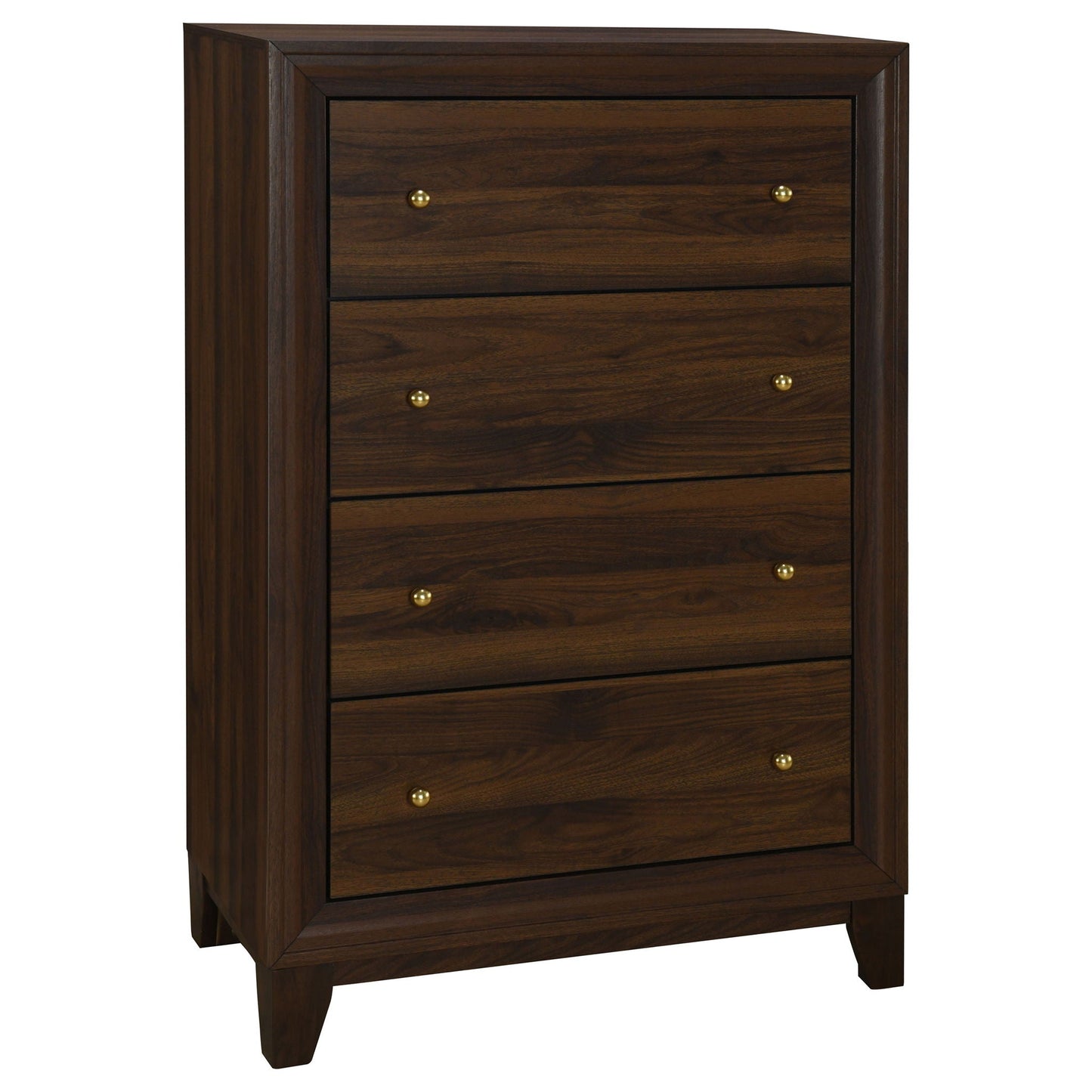 Welsley - 4-Drawer Chest Of Drawers - Walnut Coaster Fine Furniture