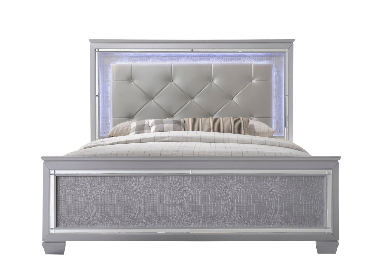 Lillian - Upholstered Bed Crown Mark