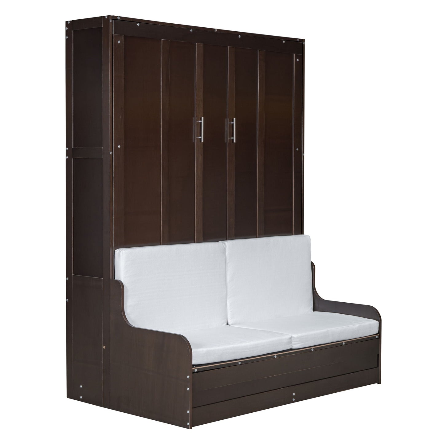 Murphy Wall Bed With Cushion, Space Saving Design, And Construction DreamHaus