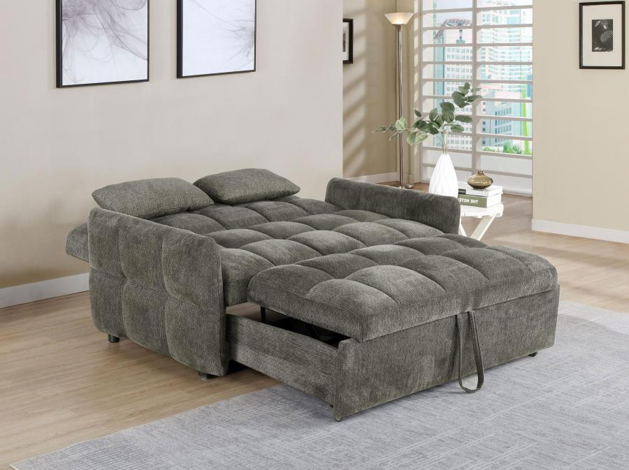 Cotswold - Upholstered Convertible Sleeper Sofa Bed CoasterEssence