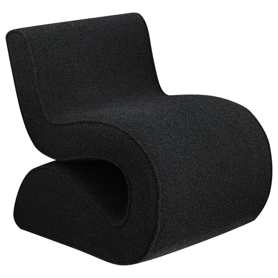 Ronea - Boucle Upholstered Armless Curved Chair Coaster Fine Furniture