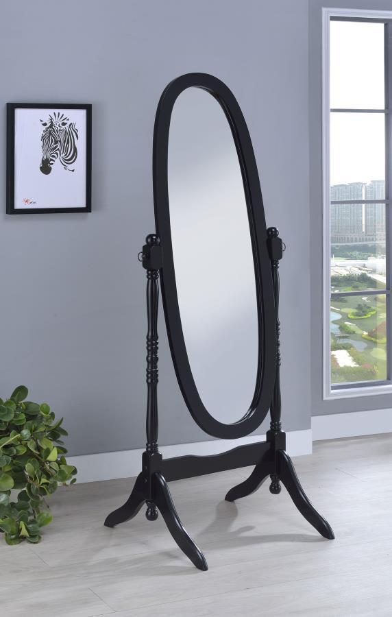 Foyet - Wood Adjustable Length Cheval Mirror CoasterEveryday