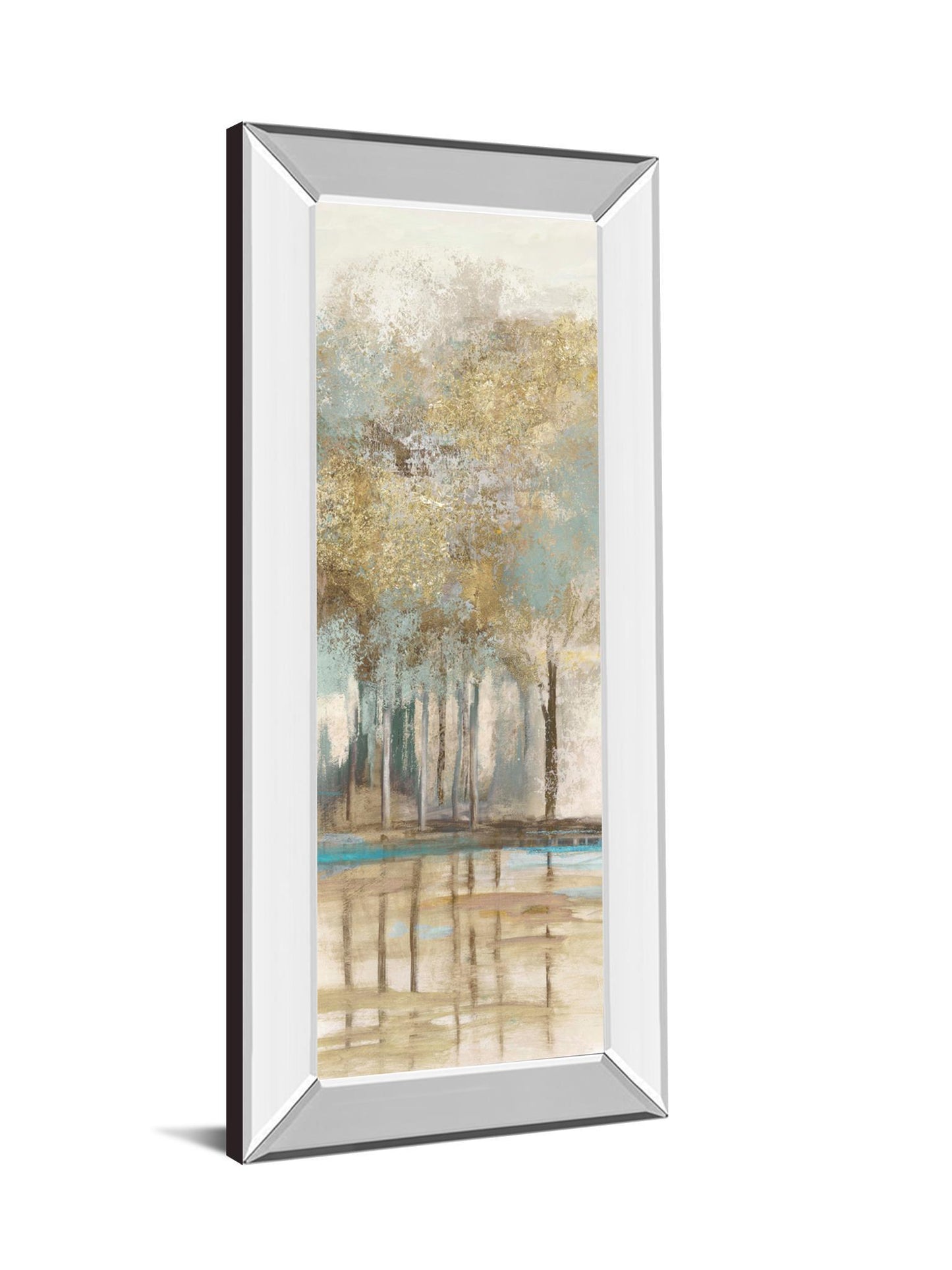 Woodlot II By Allison Pearce - Mirrored Frame Wall Art - Light Brown Classy Living