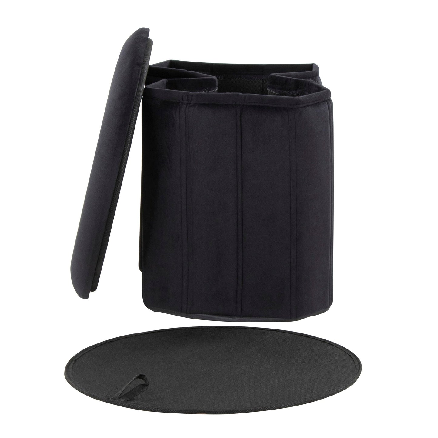 Lindsey - Contemporary / Glam Folding Storage Ottoman Lumi Source