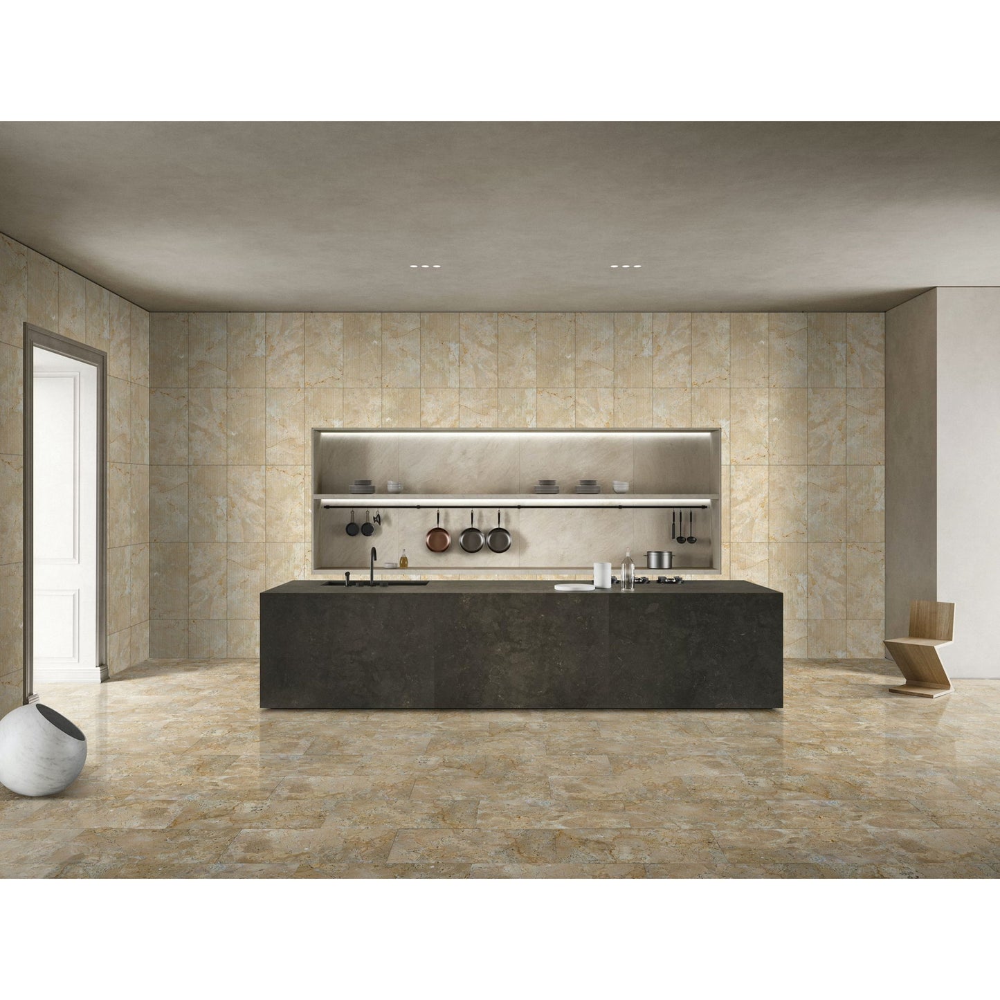 Textured Finished, 3D Tiles For Wall Decoration (Set of 4) Daily Nest