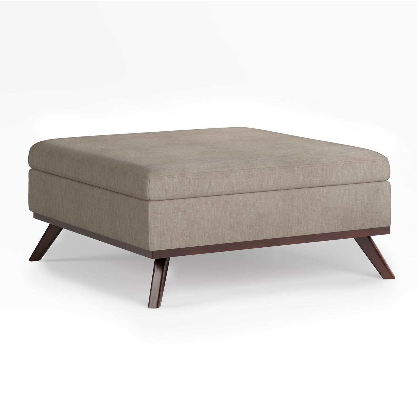 Owen - Multifunctional Square Coffee Table Storage Ottoman Simpli-Home