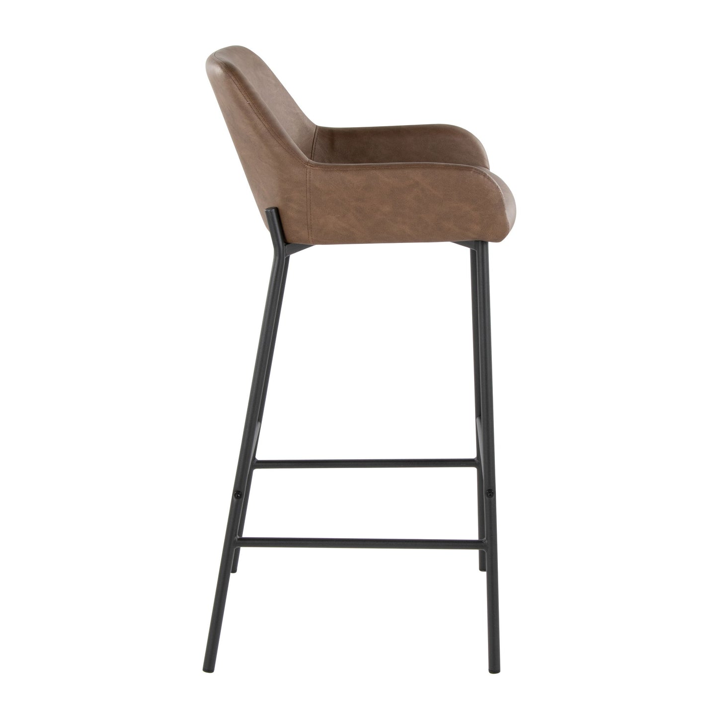 Daniella - Contemporary Fixed Height Barstool (Set of 2) Lumi Source